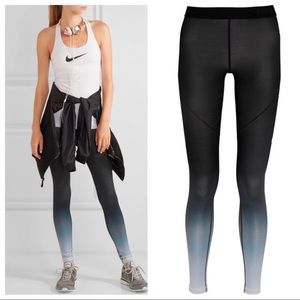 Nike Pro Hyperwarm ombré tights leggings small